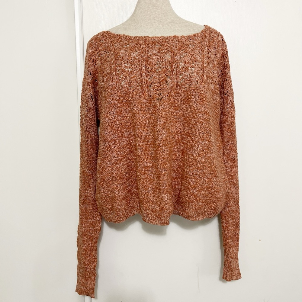 Target Mossimo Crotchet Cotton Sweater M